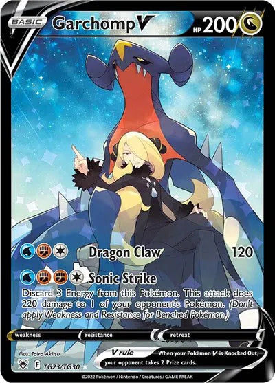 Garchomp V [PSA 10 Graded Slab] TG23/TG30 - Astral Radiance Trainer Gallery