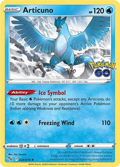 Articuno [Holo] #024/078 - Pokemon Go