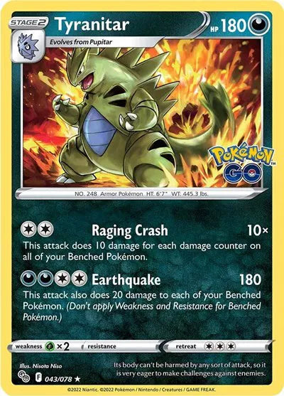 Tyranitar [Holo] #043/078 - Pokemon Go