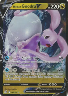 Hisuian Goodra V [Ultra Rare] #135/196 - Lost Origin