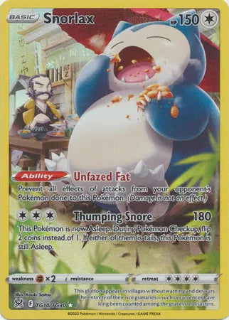 Snorlax [Ultra Rare] #TG10/TG30 - Lost Origin [LP]