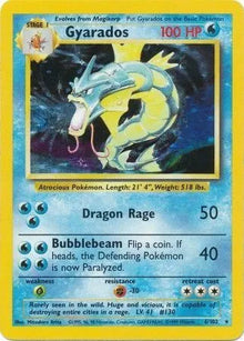 Gyarados [Holo Rare] 6/102 - Base Set