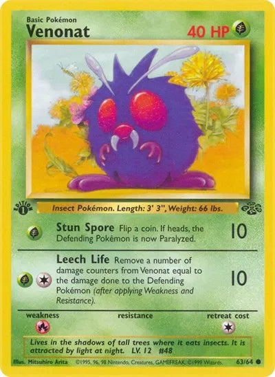 Venonat [1st Edition Common] #63/64