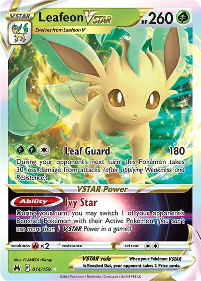 Leafeon VSTAR [Ultra Rare] #014/159 - Crown Zenith
