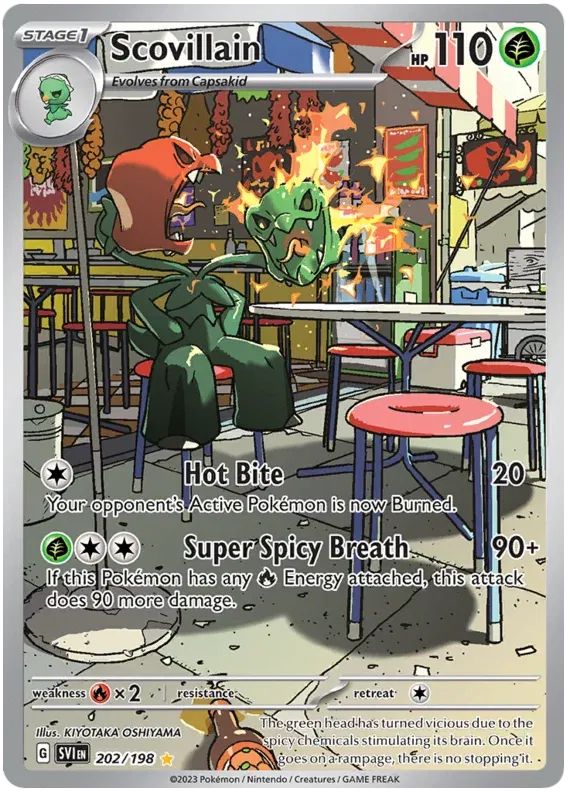 Scovillain [Illustration Rare] SVI #202/198 - Scarlet & Violet Base Set