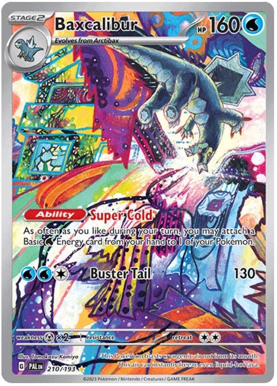 Baxcalibur [Illustration Rare] PAL 210/193 - Paldea Evolved
