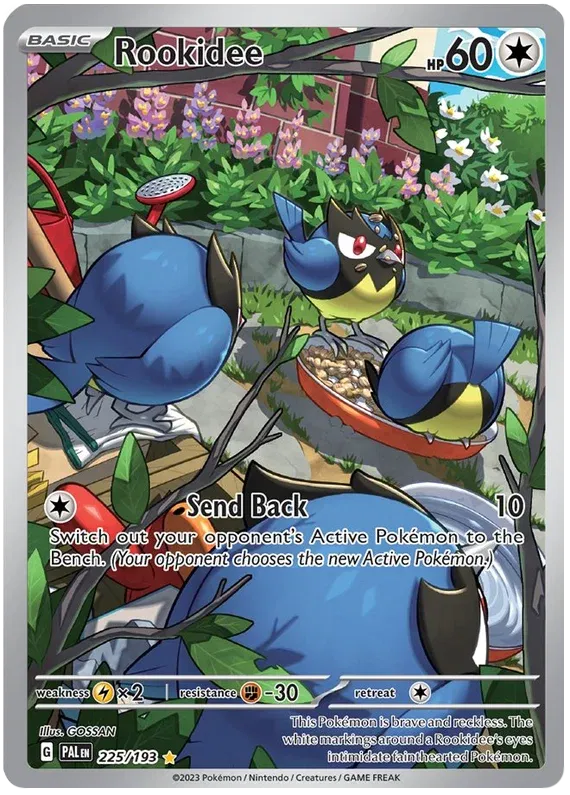 Rookidee [Illustration Rare] PAL #225/193 -  Paldea Evolved