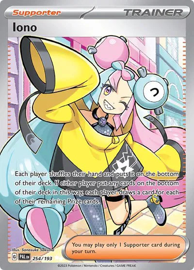 Iono [Ultra Rare] PAL #254/193 - Paldea Evolved