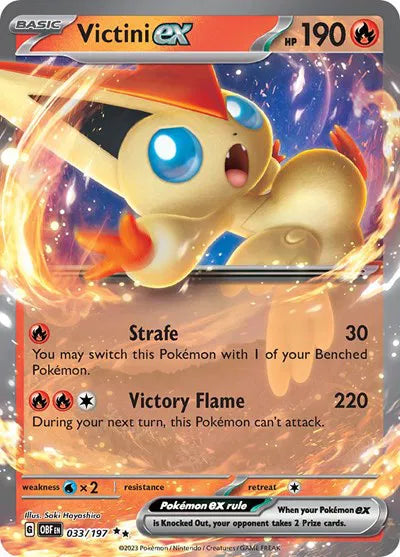 Victini ex [Double Rare] OBF 033/197 - Obsidian Flames