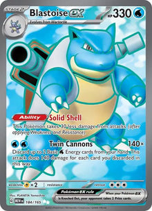 Blastoise ex [Ultra Rare] MEW 184/165 - SV: 151