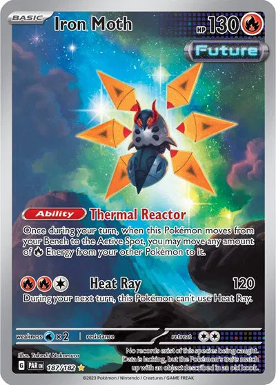 Iron Moth [Illustration Rare] PAR #187/182 - Paradox Rift