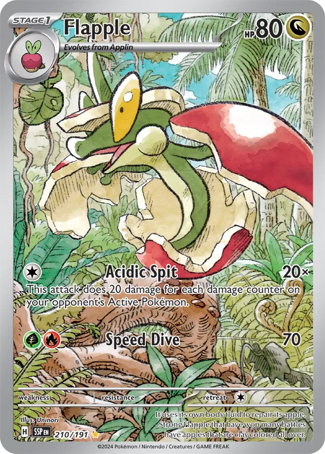 Flapple [Illustration Rare] SSP #210/191 - Surging Sparks