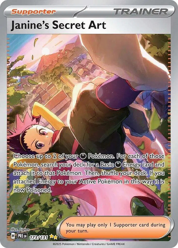 Janine's Secret Art [Special Illustration Rare] PRE 173/131 - Prismatic Evolutions