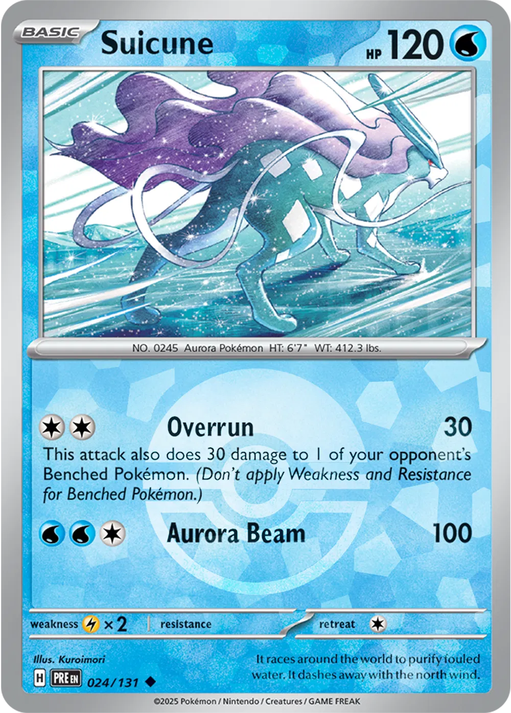 Suicune [Poke Bal] PRE #024/131 - Prismatic Evolutions
