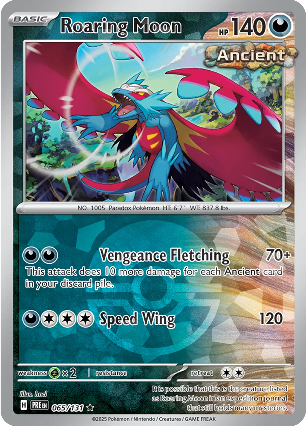 Roaring Moon [Poke Ball Pattern] PRE 065/131 - Prismatic Evolutions