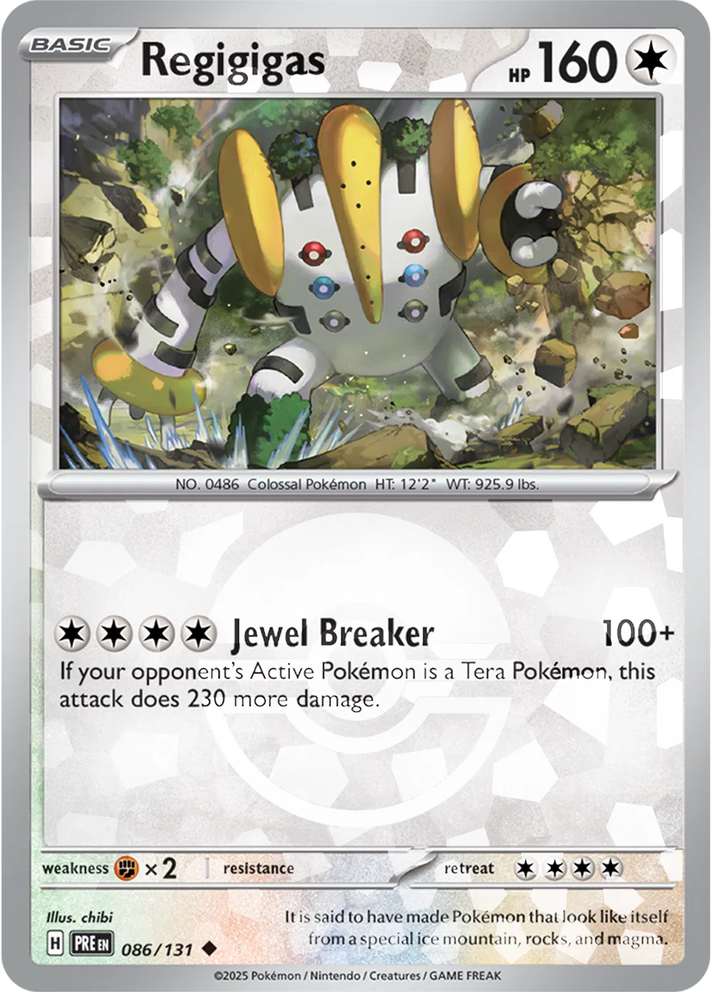 Regigigas [Poke Ball] PRE 086/131 - Prismatic Evolutions