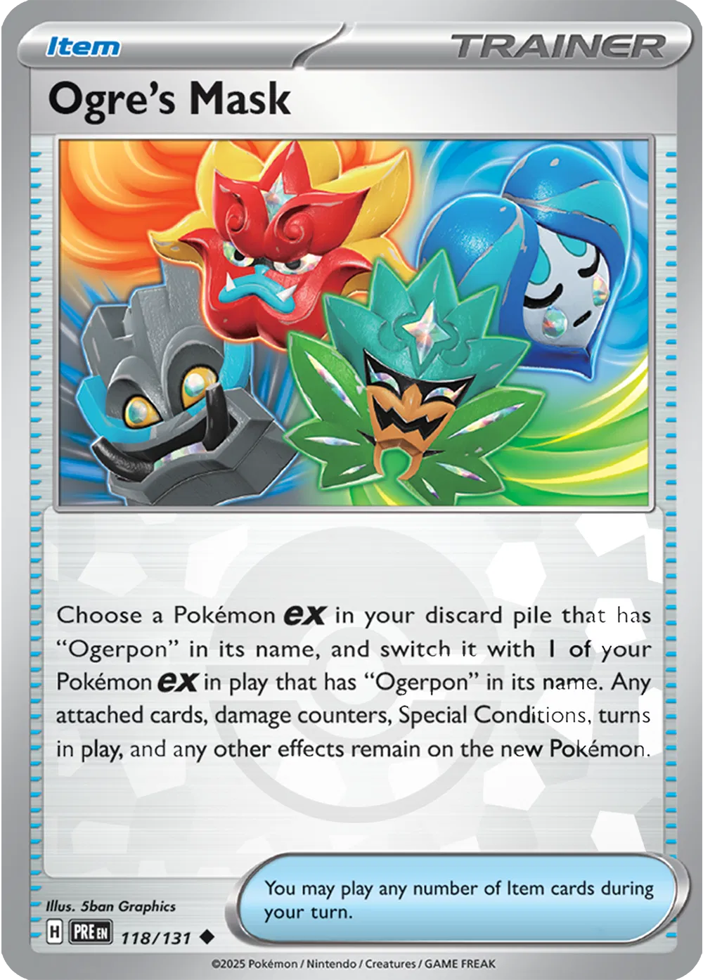 Ogre's Mask [Poke Ball Pattern] PRE #118/131 - Prismatic Evolutions