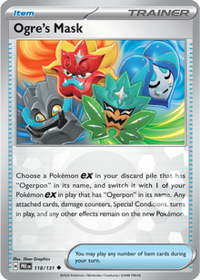 Ogre's Mask [Poke Ball Pattern] PRE #118/131 - Prismatic Evolutions