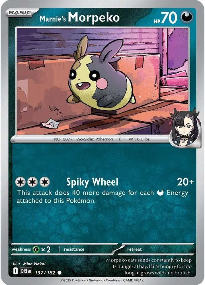 Marnie's Morpeko [Common] DRI 137/182 - Destined Rivals