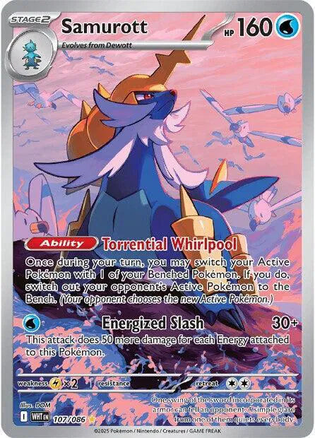 Samurott [Illustration Rare] WHT 107/086 - White Flare