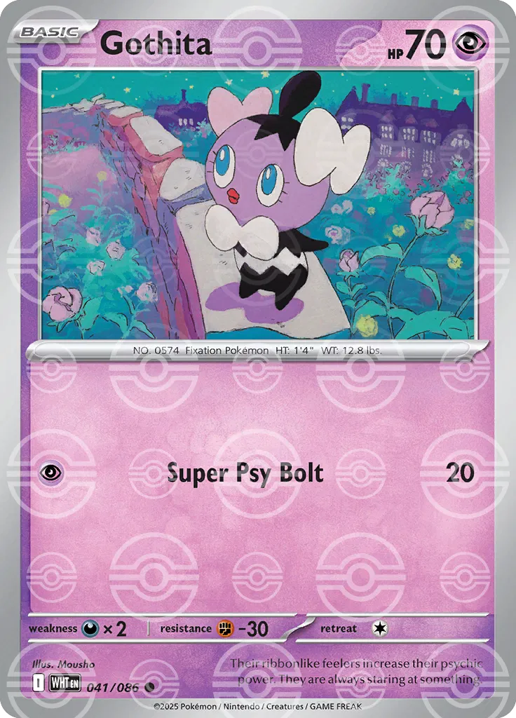 Gothita [Poke Ball] WHT #041/086 - White Flare