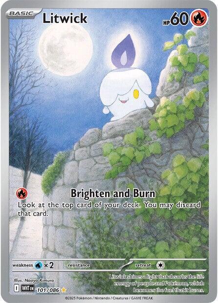 Litwick [Illustration Rare] #101/086 - White Flare