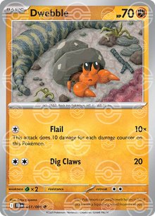 Dwebble [Poke Ball] BLK 051/086 - Black Bolt