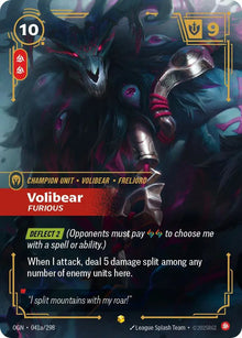 Volibear - Furious [Alternate Art] OGN #041a/298 - Origins Showcase