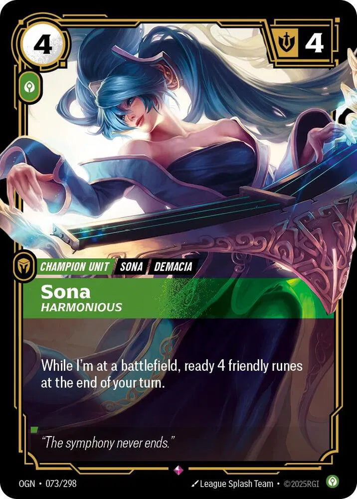 Sona - Harmonious [Rare] OGN #073/298 - Origins