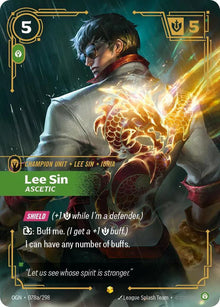 Lee Sin - Ascetic [Alternate Art] OGN #078a/298 -  Origins