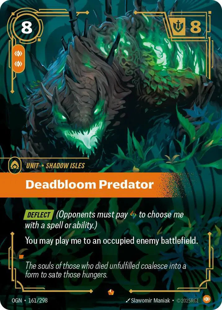 Deadbloom Predator [Epic] OGN 161/298 - Riftbound Origins