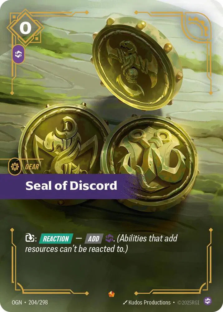 Seal of Discord [Epic] #204/298 -Origins