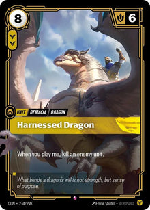 Harnessed Dragon [Rare] OGN #234/298 - Origins