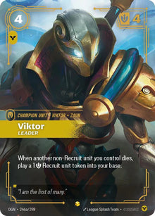 Viktor - Leader [Alternate Art] #246a/298 - Origins