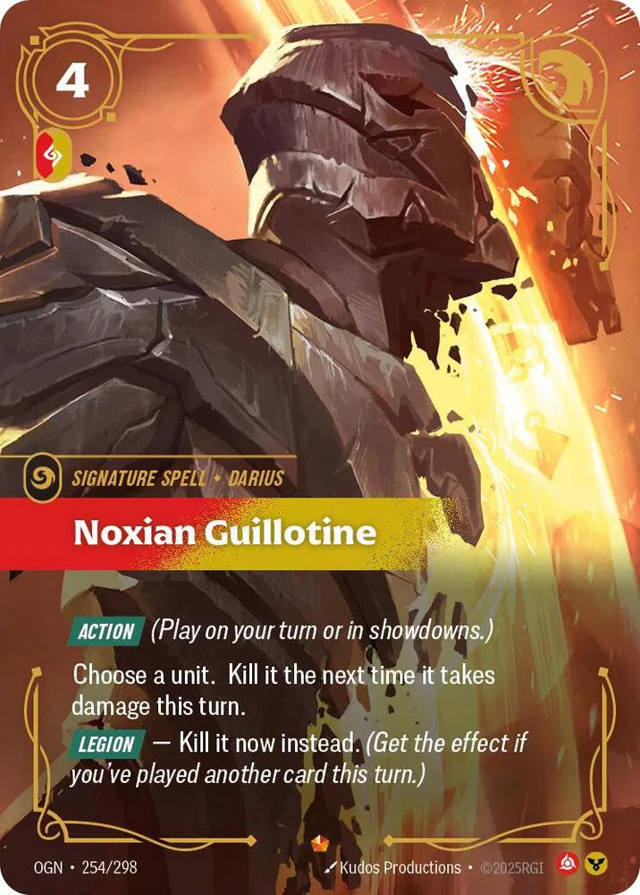 Noxian Guillotine [Epic] OGN 254/298 - Riftbound Origins