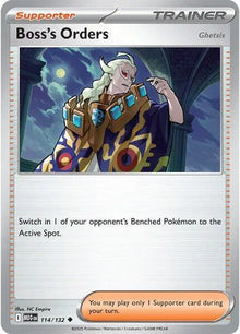 Boss's Orders - Ghetsis [Uncommon] MEG #114/132 - Mega Evolution