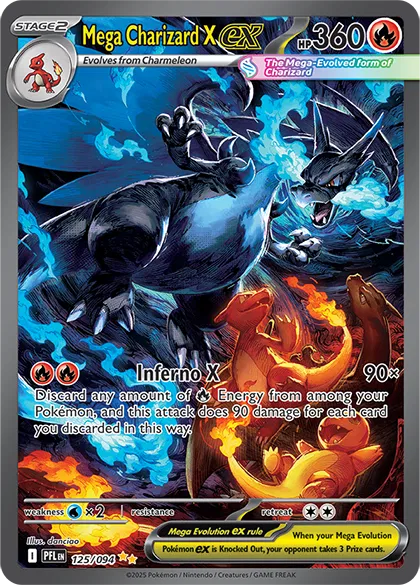 Mega Charizard X ex [Special Illustration Rare] PFL 125/094 - Phantasmal Flames