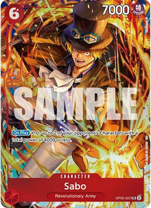 Sabo [One Piece Promotion Card] SR OP05-007 - Illustration Box Vol.5