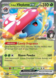 Erika's Vileplume ex [Double Rare] ASC #003/217 - Ascended Heroes