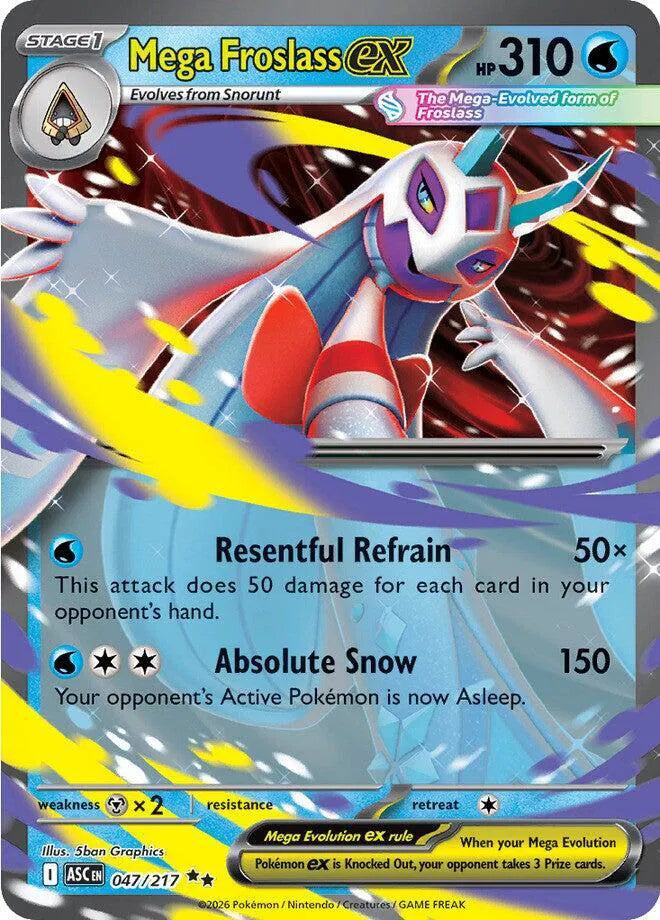 Mega Froslass ex [Double Rare] ASC 047/217 -  Ascended Heroes