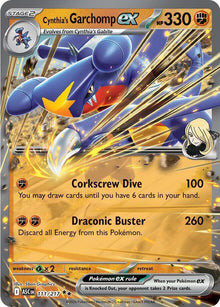 Cynthia's Garchomp ex [Double Rare] ASC #111/217