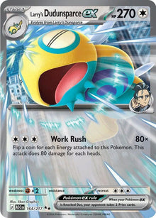 Larry's Dudunsparce ex [Double Rare] ASC #164/217 - Ascended Heroes