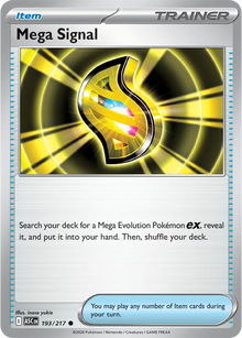 Mega Signal  [Reverse Holo] ASC #193/217 - Ascended Heroes
