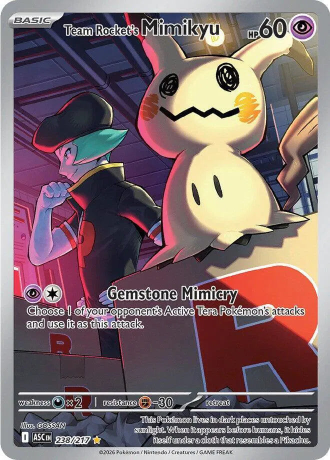 Team Rocket's Mimikyu [Illustration Rare] ASC #238/217 - Ascend Heroes