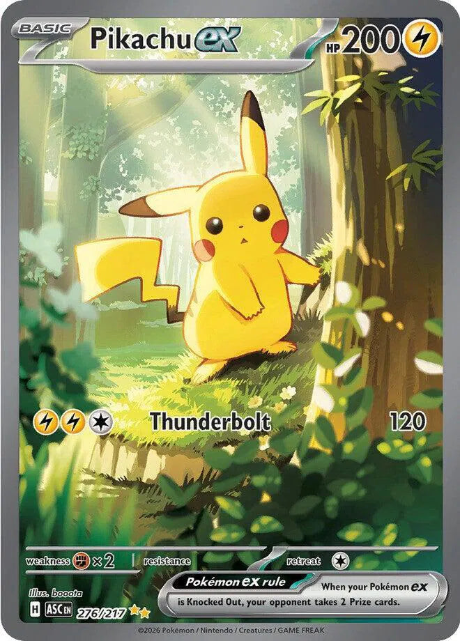 Pikachu ex [Special Illustration Rare] 276/217 - Ascended Heroes