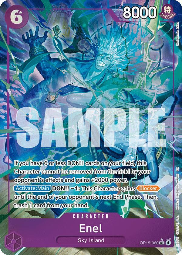 Enel [Alternate Art] SR - OP15-060 - Adventure on Kami's Island
