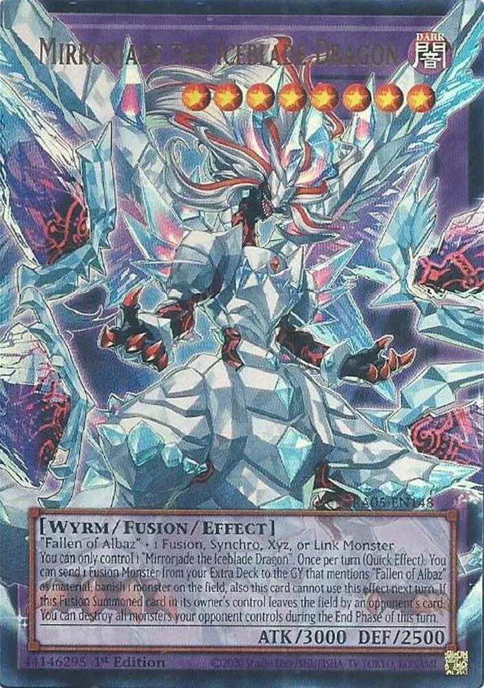 Mirrorjade the Iceblade Dragon [Ultra Rare] RA05-EN148 - Rarity Collection 5