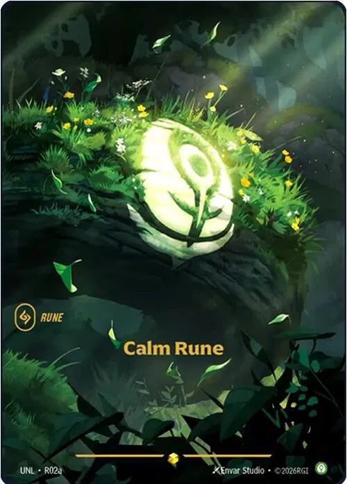 Calm Rune [Alternate Art] R02a - Unleashed Showcase