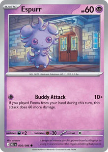 Espurr [Reverse Holo] CRI 036/086 - Chaos Rising