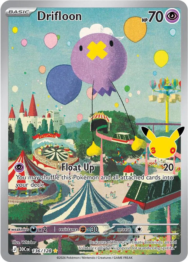 Drifloon [Illustration Rare] 30C 136/128 - 30th Celebration